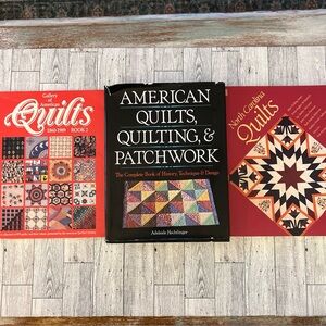 Quilting Book Lot American Quilts, Quilting & Patchwork, NC Quilts, Gallery Of..